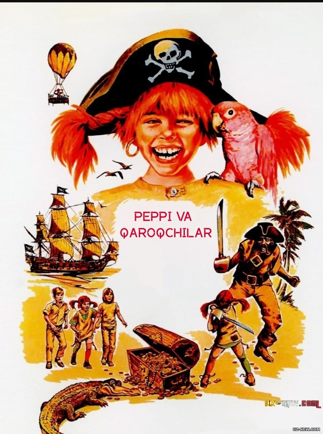 Peppi va qaroqchilar / Taka Tuka mamlakatidagi Pippi (Uzbek tilida) 1970