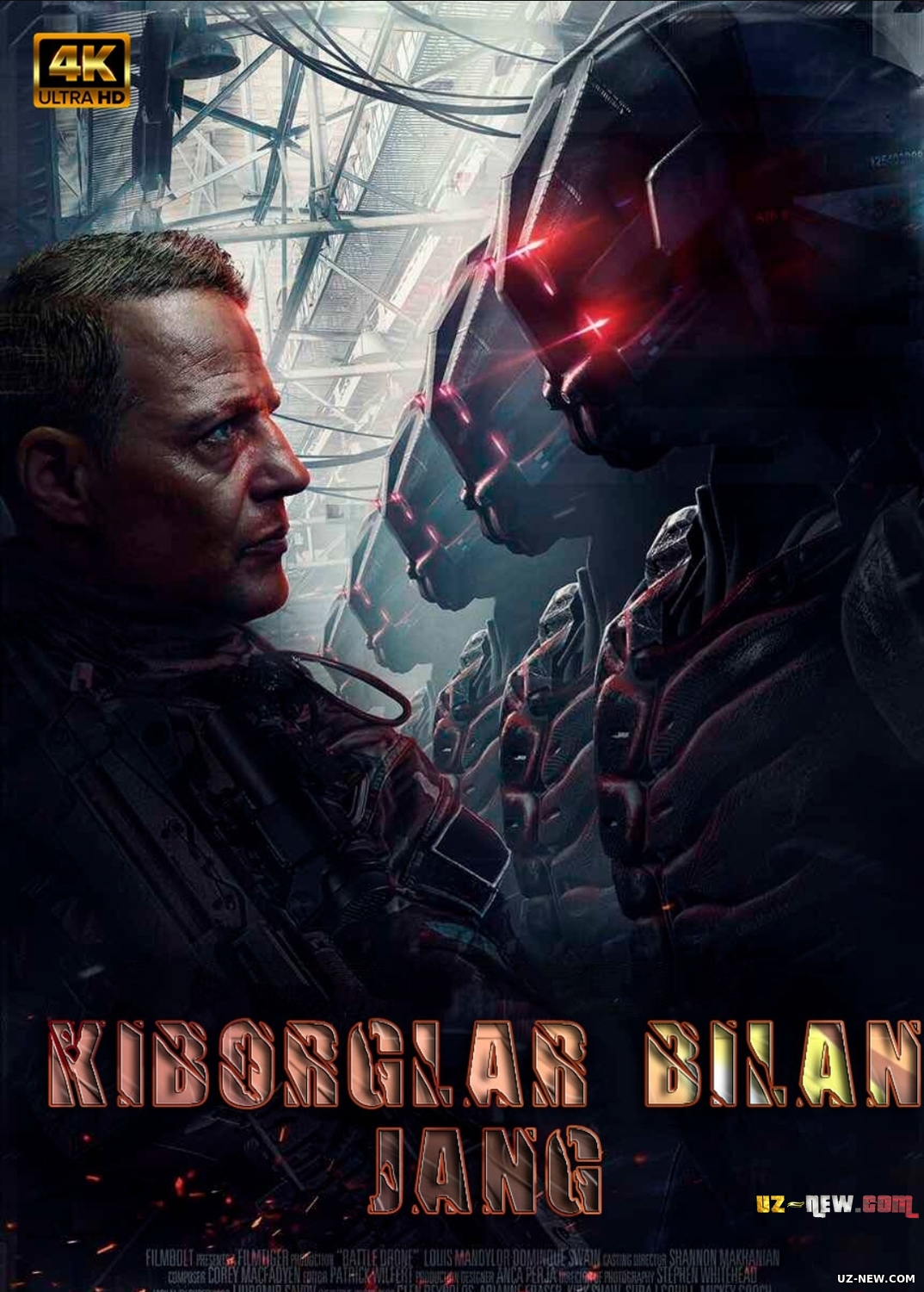 Kiborglar bilan jang / Dronlar jangi Fantastik film Uzbek tilida O'zbekcha tarjima kino 2018
