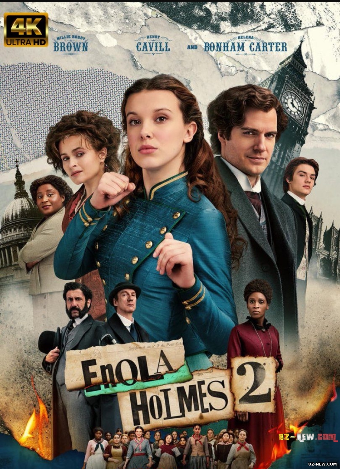 Enola Holms 2 / Enola Xolms 2 Premyera Uzbek tilida O'zbekcha tarjima kino 2022
