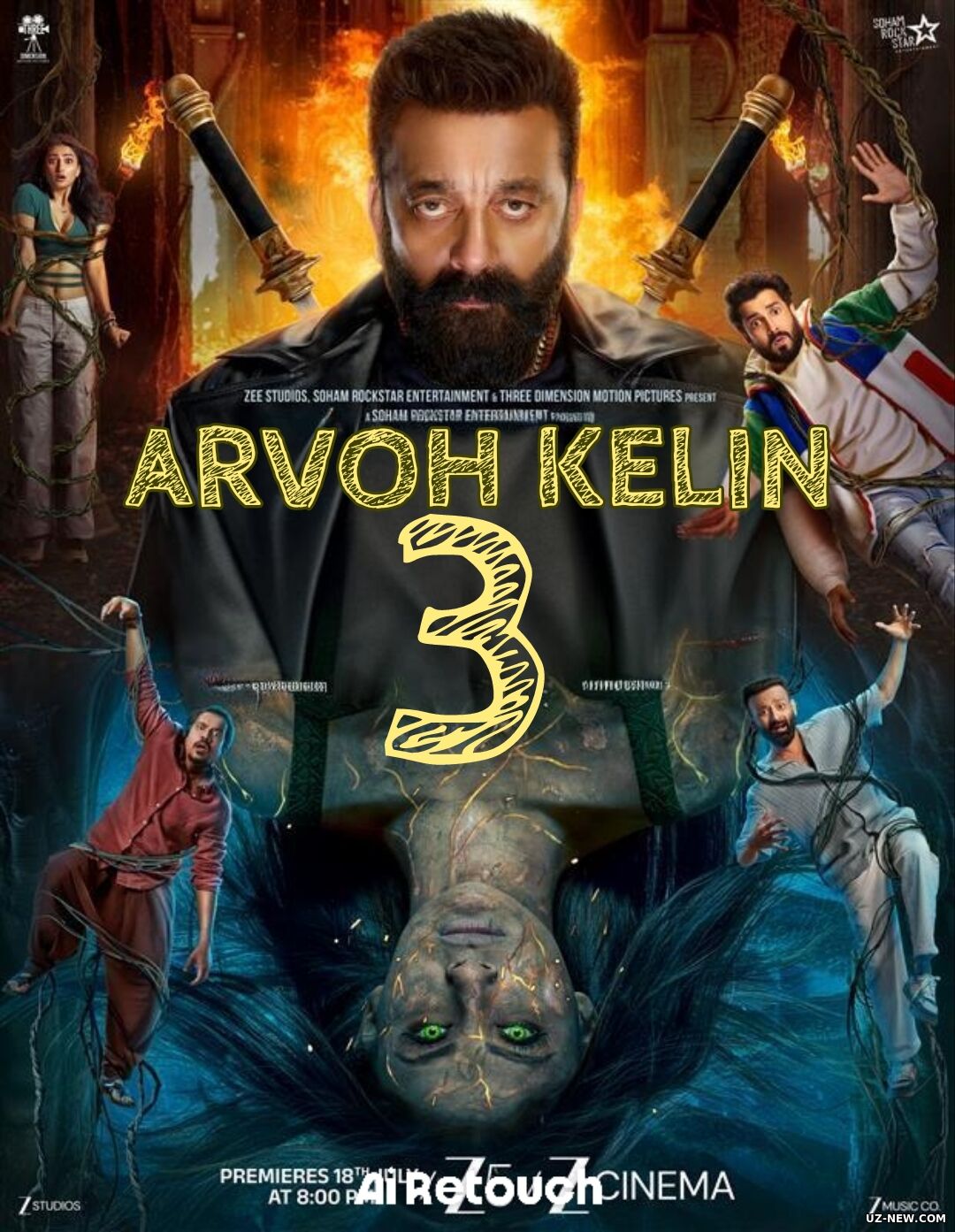 Arvoh Kelin 3 / Arvoh Ayol 2025 Hind kino Uzbek tilida