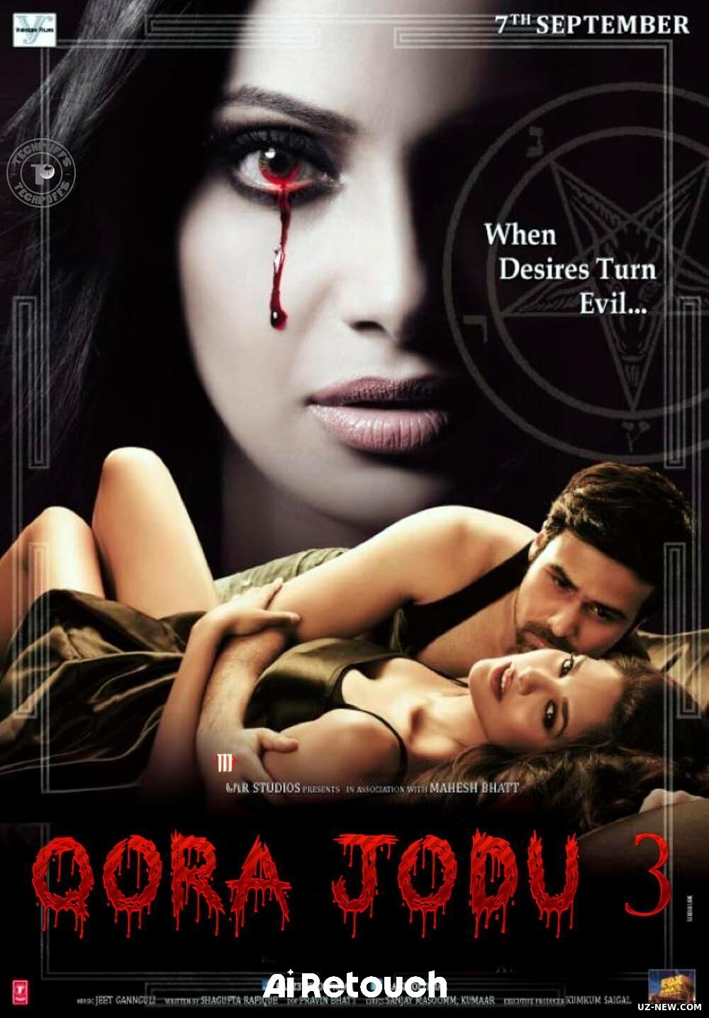 Qora Jodu 3 : Uchinchi O'lchov / Sir 3 / Raaz 3 2012 Hind kino Uzbek tilida
