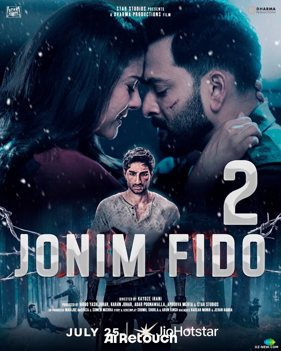 Jonim Fido 2 / Vatan / Yurt / Sarzamin 2025 Hind kino Uzbek tilida