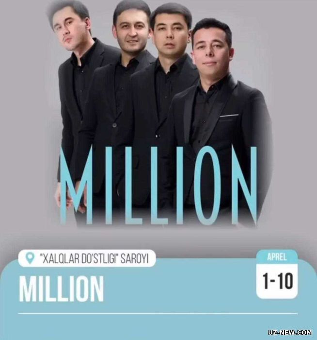 million (2025) Yangi konsert dasturi to'liq