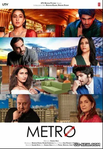 Yig'lagan Yuraklar / Metro : Hozirgi Kunlar 2025 Hind kino Uzbek tilida