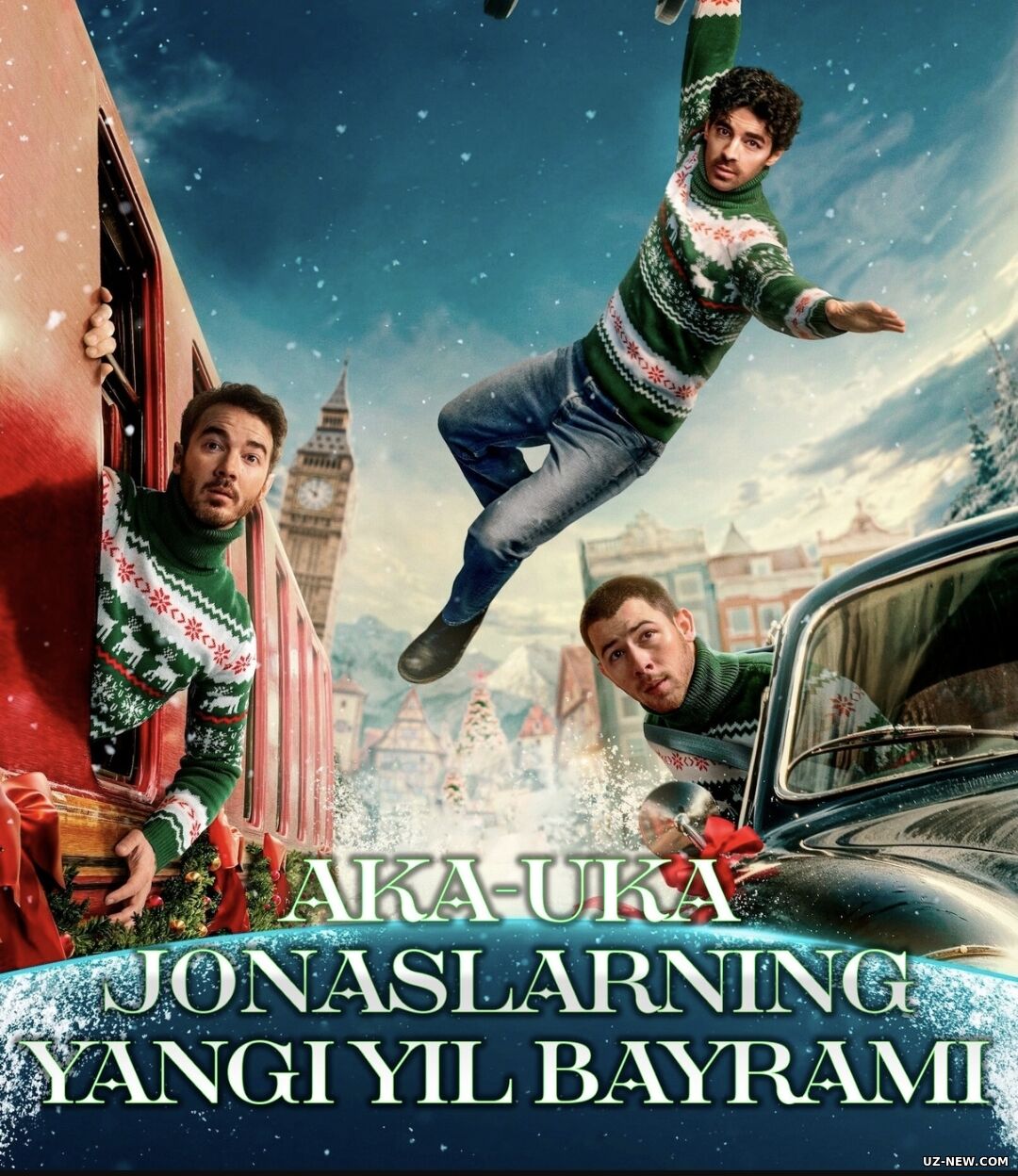Aka Uka Jonaslarning Yangi Yil Bayrami 2025 HD Uzbek tilida