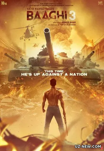 O'g'irlangan Qiz 3 / Isyonkor 3 / Isyonchi 3 / Baaghi 3 / Buntar 3 2020 Hind kino Uzbek tilida