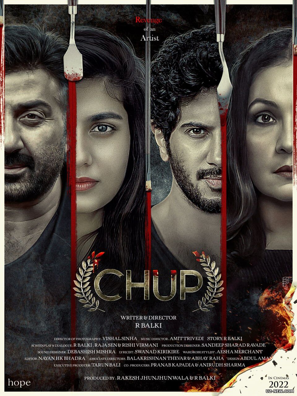 Tanqidchilar Qotili / Sukunat / TS-S-S / Jimjitlik Ortidagi Sir / Chup 2022 HD Hind kino