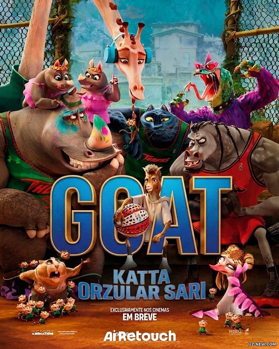 GOAT: Katta orzular sari Premyera Multfilm Uzbek tilida O'zbekcha 2026